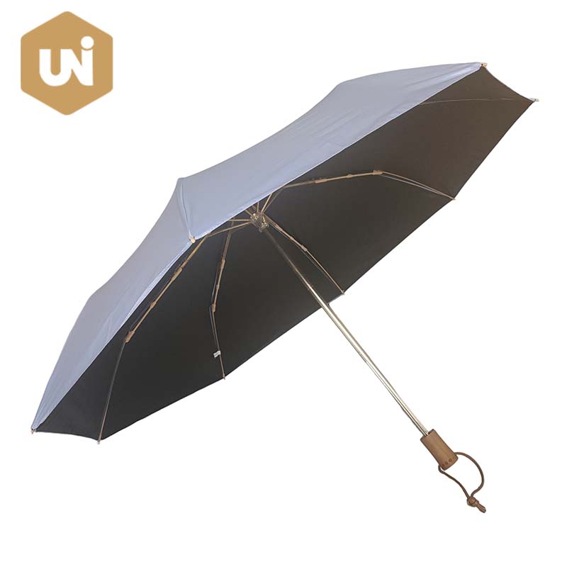 Damen-Regenschirm, faltbar, manuell zu öffnen